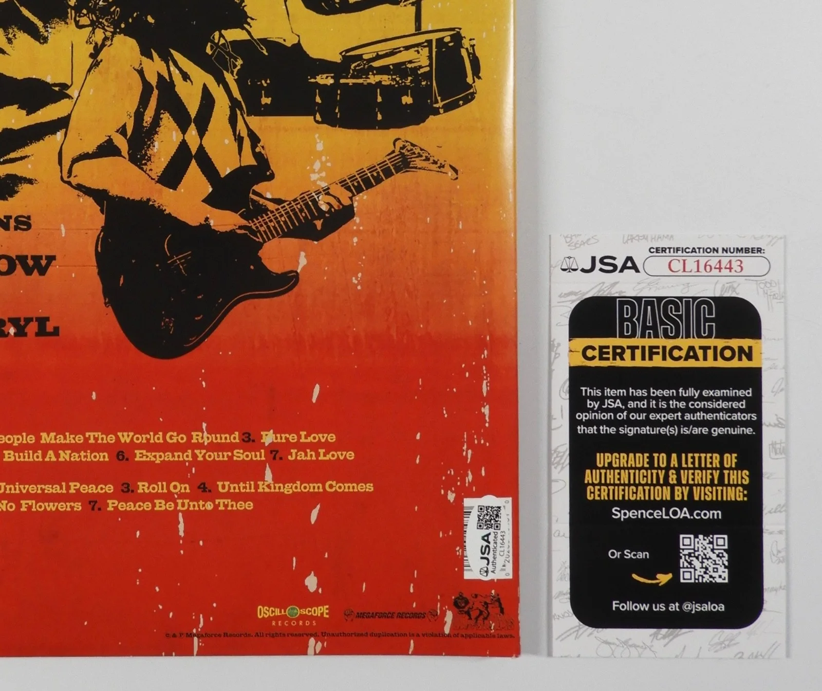 Bad Brains H.R. Signed JSA Autograph Album Vinyl Build A Nation HR, изображение 3