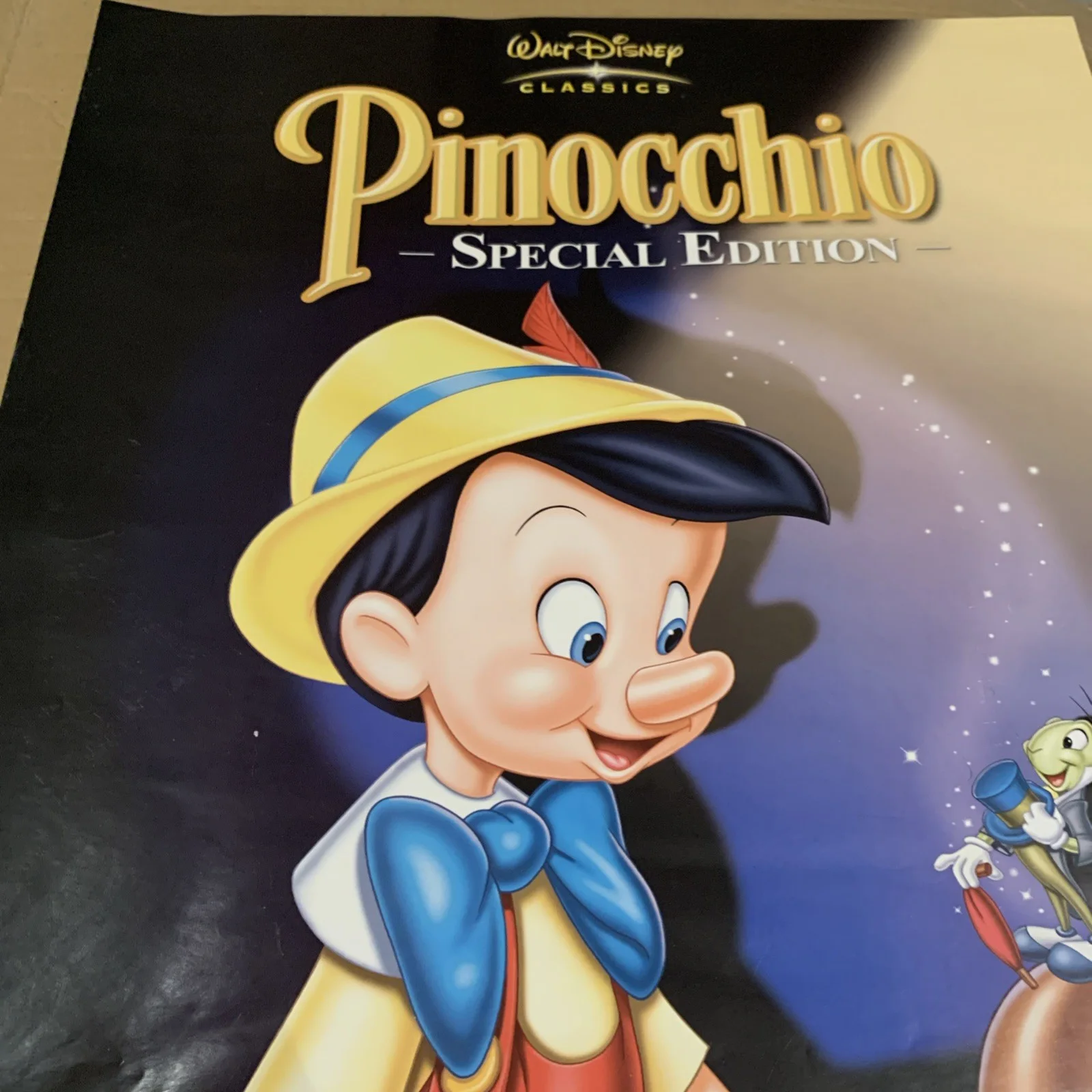 Walt Disney's Pinocchio poster, image 2