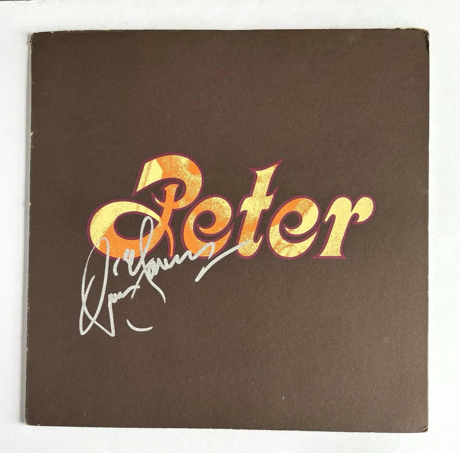 PETER YARROW Signed Rare PETER Vinyl LP PSA DNA COA Peter Paul & Mary, image 2
