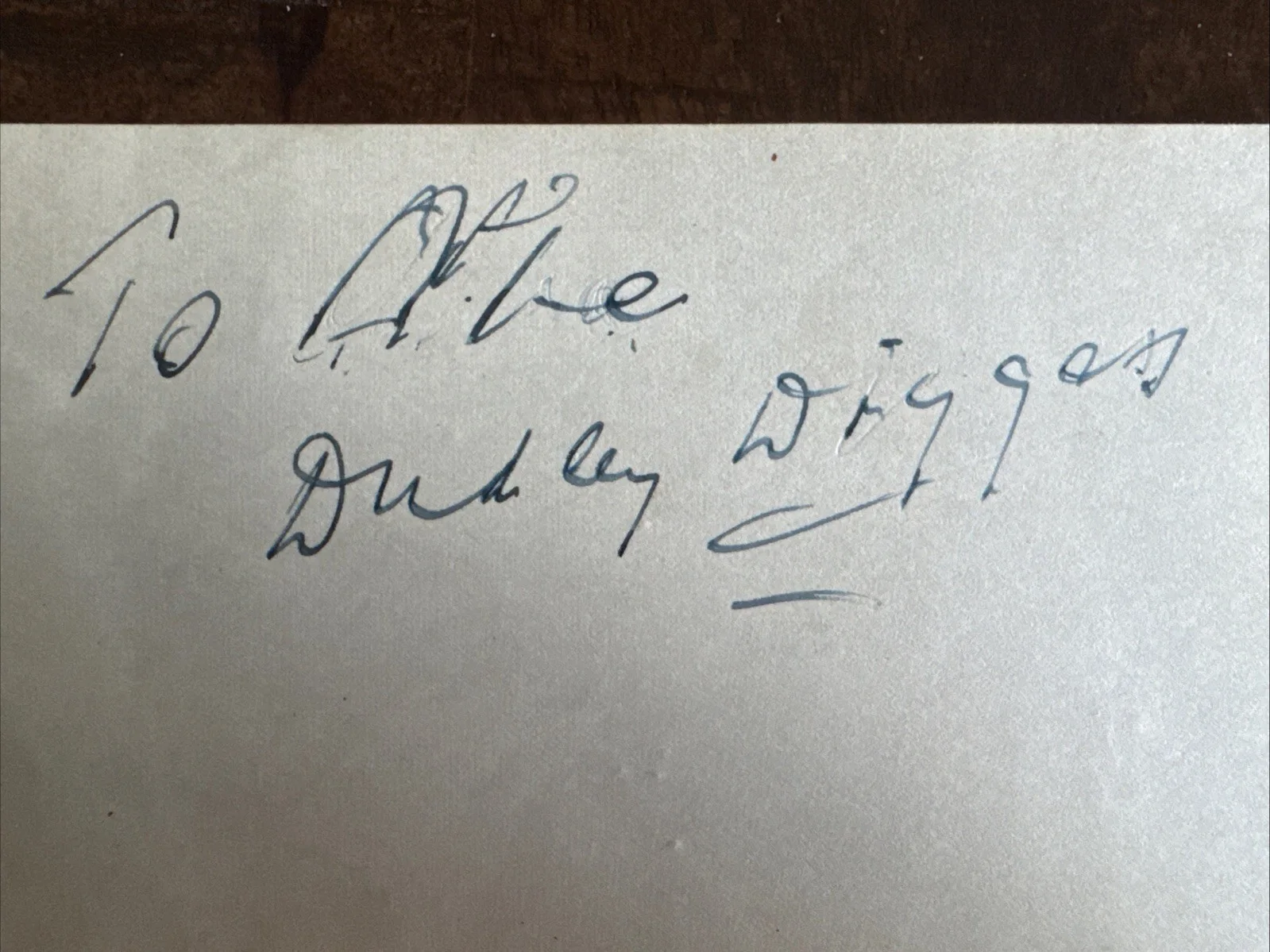 Dudley Digges — Actor DUDLEY DIGGES Signed AUTOGRAPHED 3x5 Invisible Man Maltese Falcon D. 1947, image 3