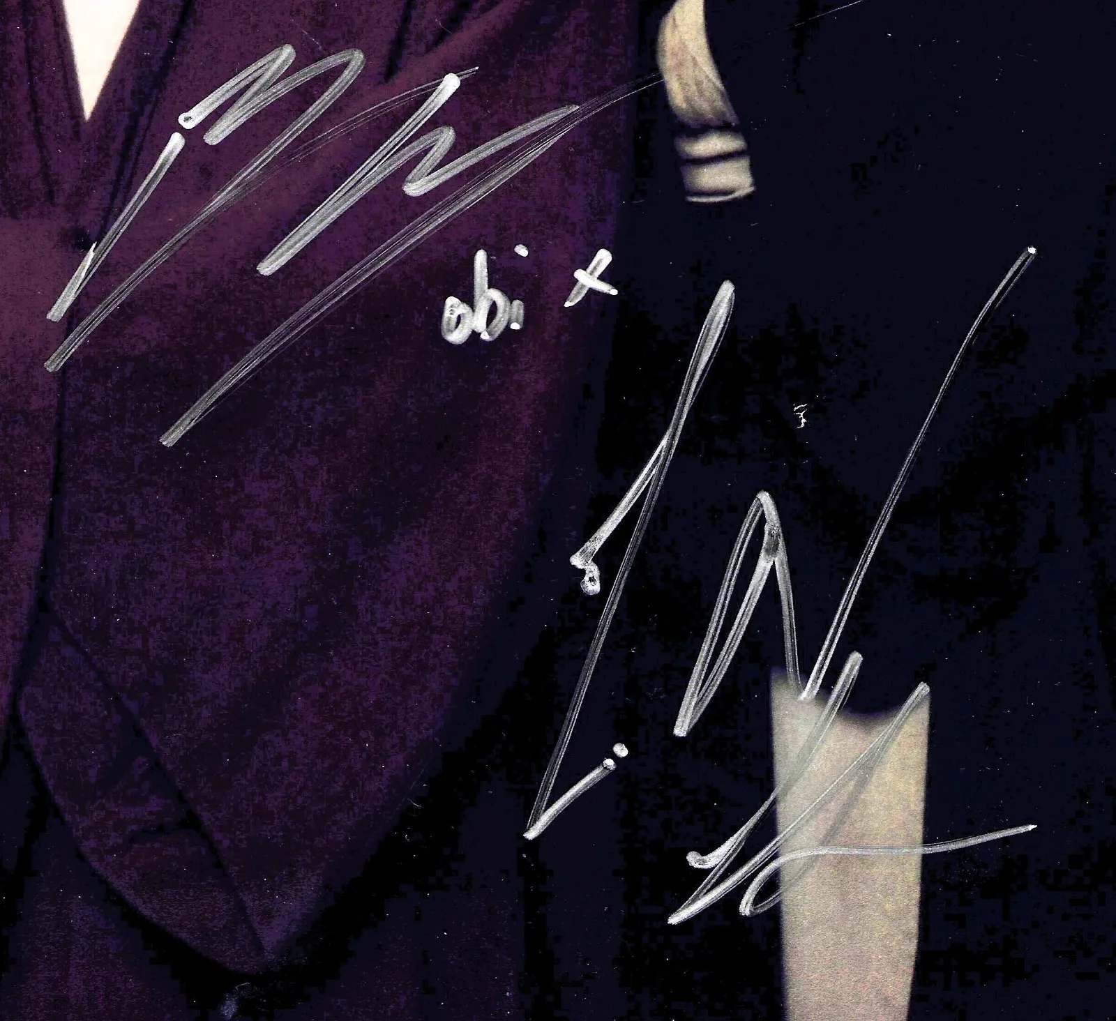 Liam Neeson, Ewan McGregor — STAR WARS Liam Neeson & Ewan McGregor signed with COA 8 ¼ x 11 ¾, image 2