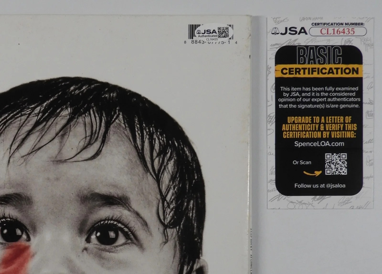 A$AP Rocky JSA Signed Autograph Record Album At Long Last ASAP, изображение 3