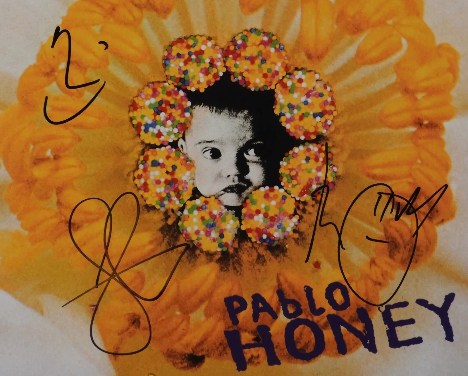 Radiohead Signed Autograph Album JSA Record Vinyl Pablo Honey Thom Yorke +, image 2
