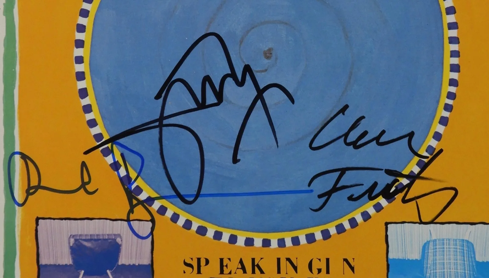 Talking Heads Signed Autograph Album JSA Record Vinyl David Byrne +, image 2