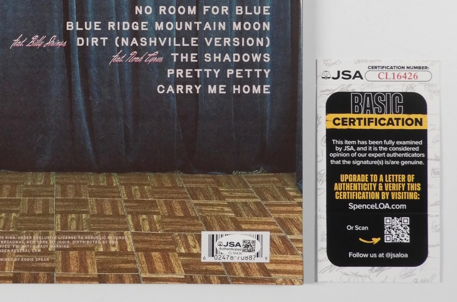 Marcus King JSA Signed Autograph Record Album Vinyl Darling Blue, image 4