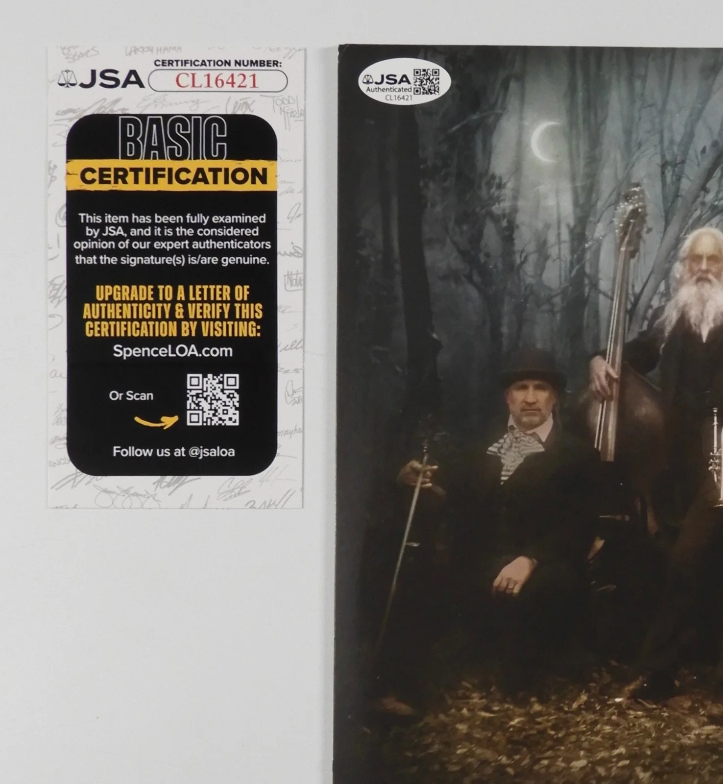 John C. Reilly Signed Autograph Album JSA Record Vinyl Mister Romantic, изображение 4