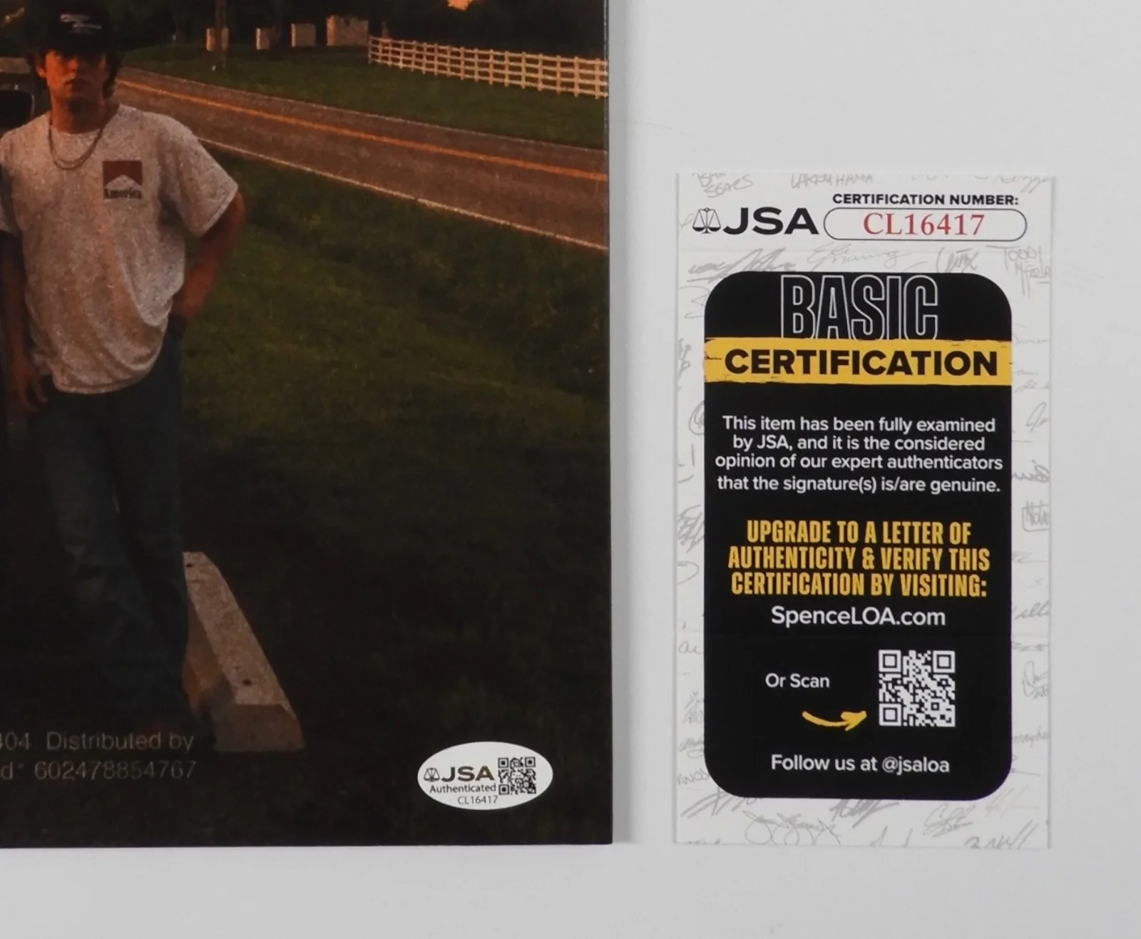 Vincent Mason JSA Signed Autograph Album Record Vinyl There I Go, изображение 3