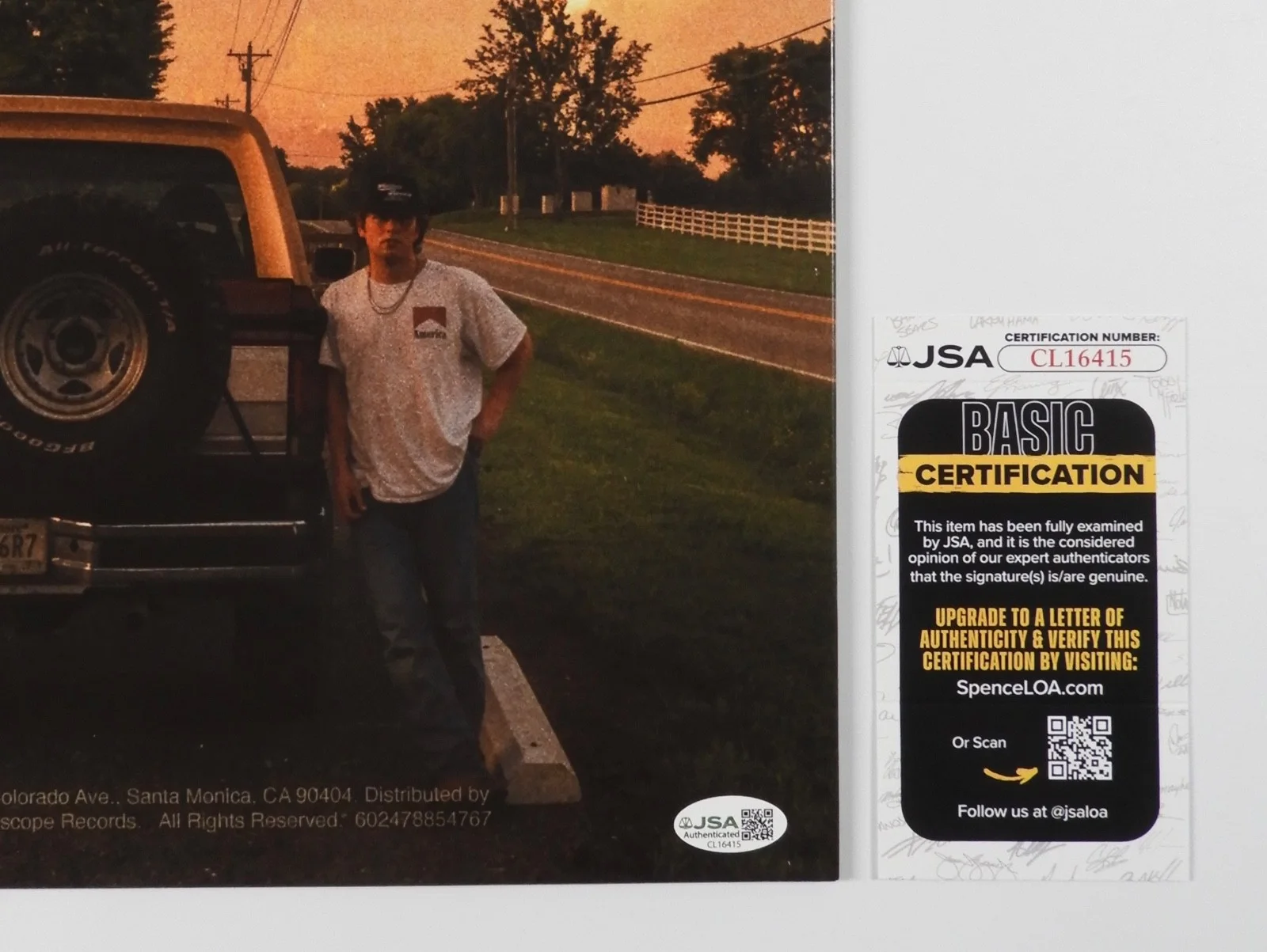 Vincent Mason JSA Signed Autograph Album Record Vinyl There I Go, изображение 3