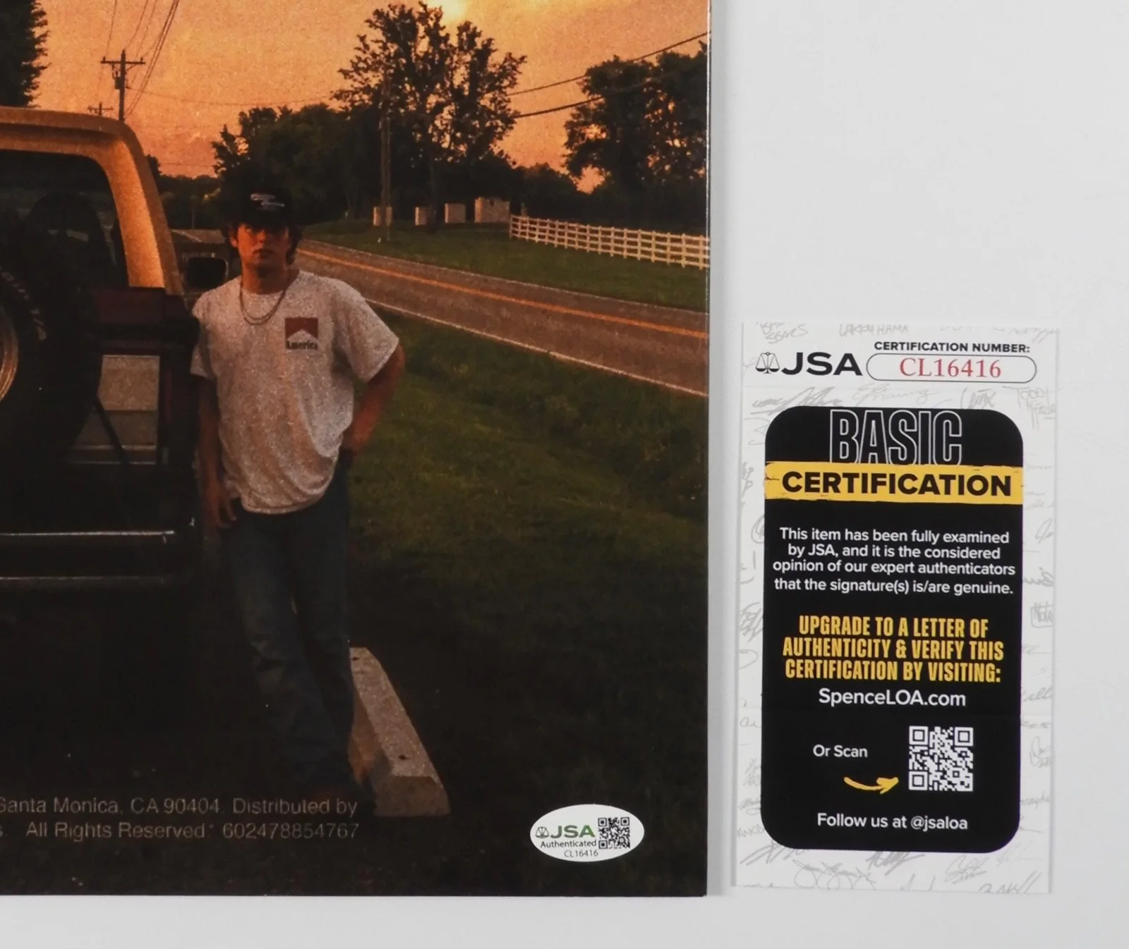 Vincent Mason JSA Signed Autograph Album Record Vinyl There I Go, изображение 3