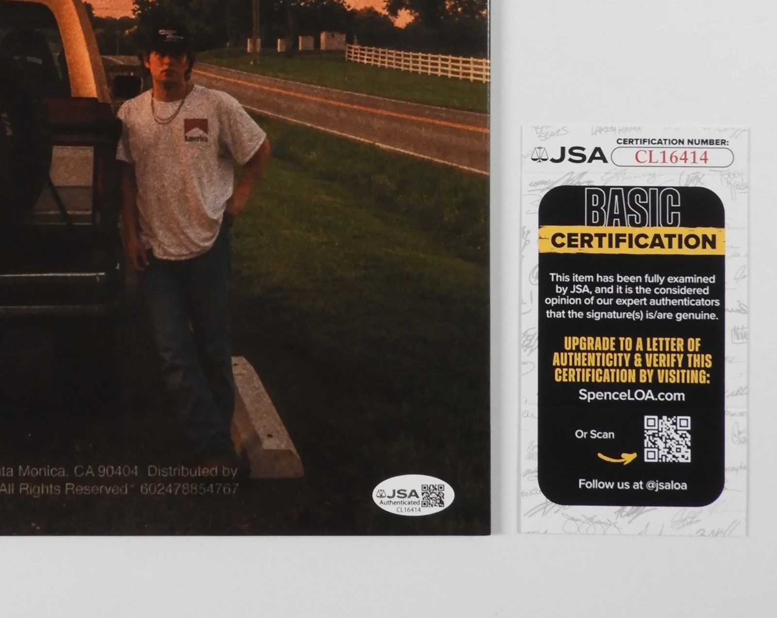 Vincent Mason JSA Signed Autograph Album Record Vinyl There I Go, image 3