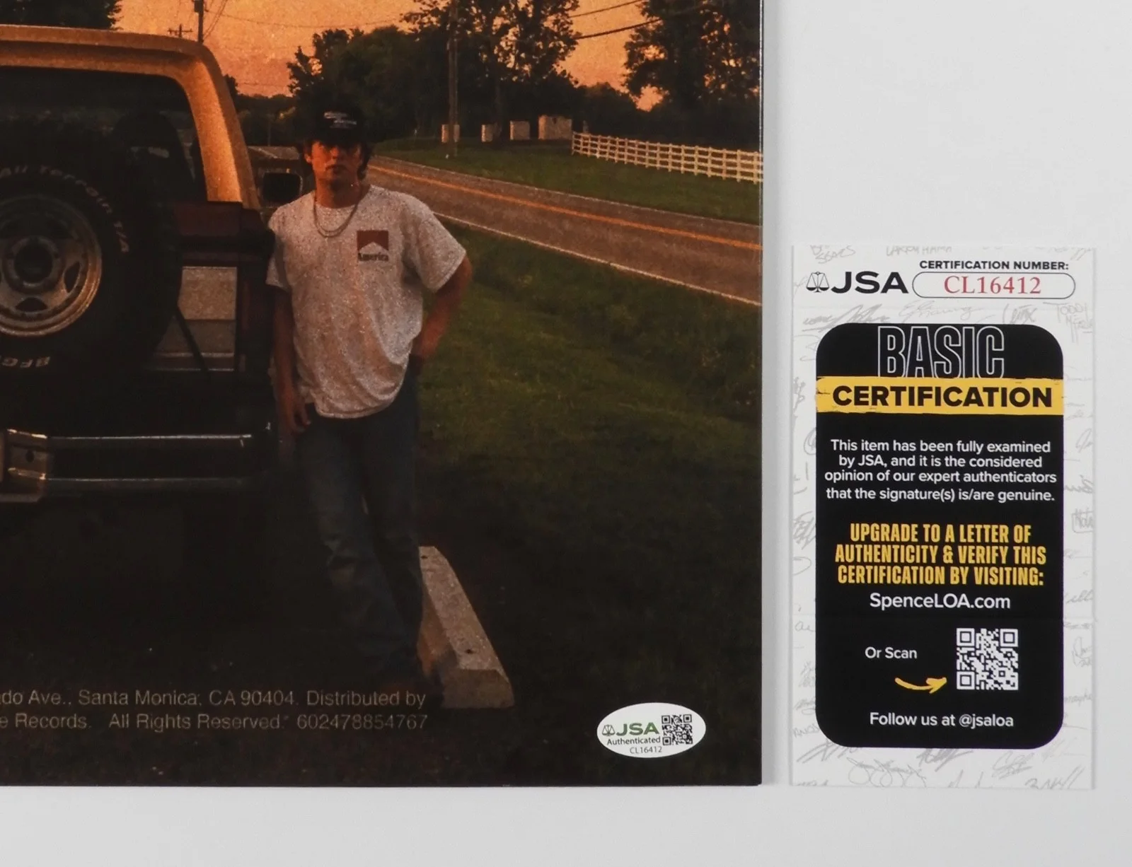 Vincent Mason JSA Signed Autograph Album Record Vinyl There I Go, image 3