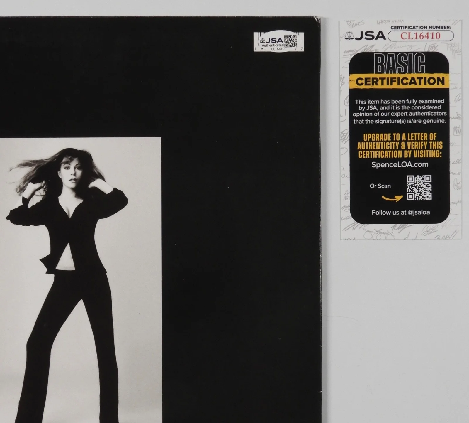 Mariah Carey JSA Signed Autograph Album Vinyl Record Daydream, изображение 3