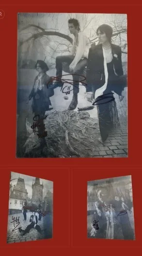 Palaye Royale Autographed 8 1/2 x 11 Hologram Photo, изображение 2
