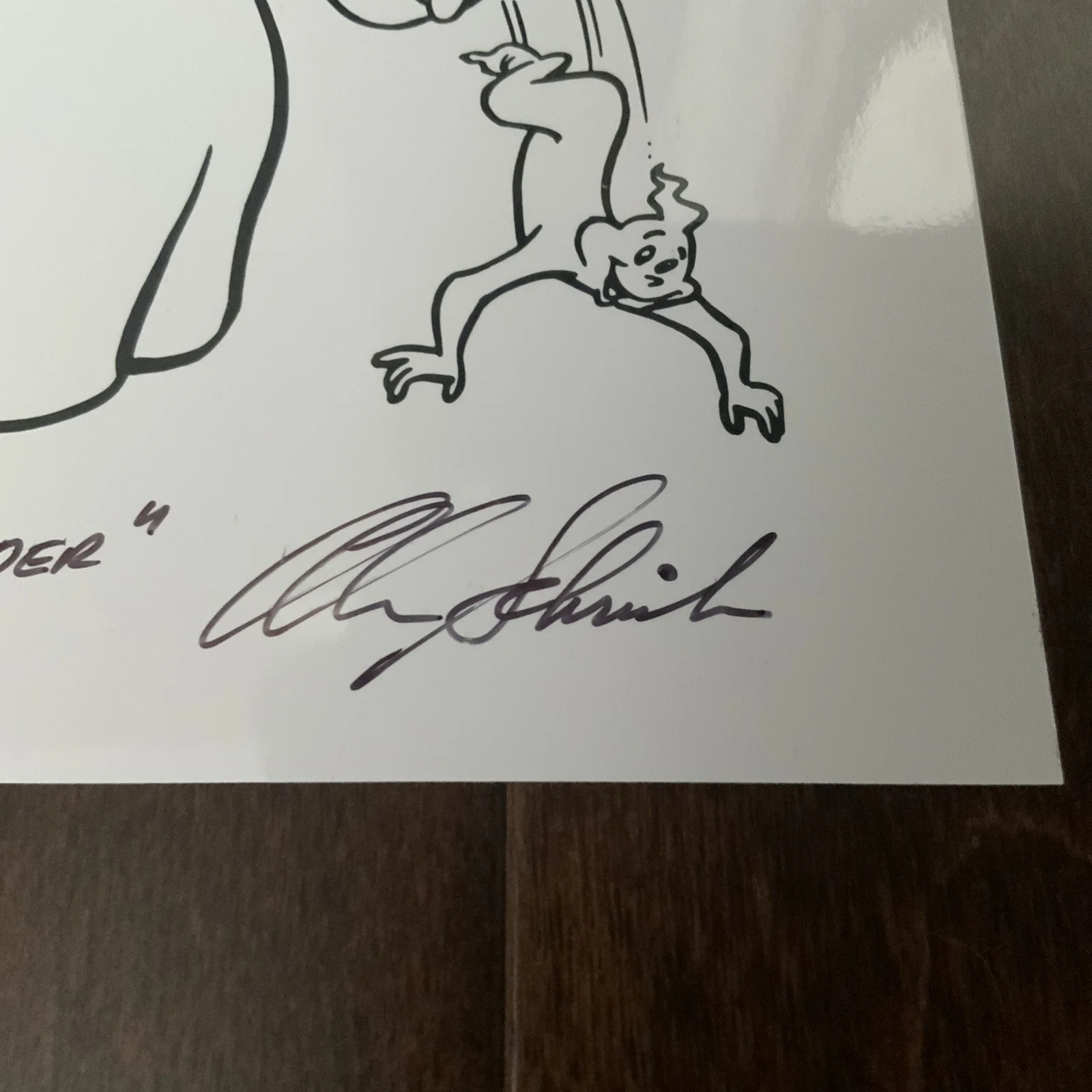 Alan Schreiber — CASPER THE FRIENDLY GHOST Alan Schreiber Signed B/w 8x10 Photo AUTOGRAPHED, изображение 2