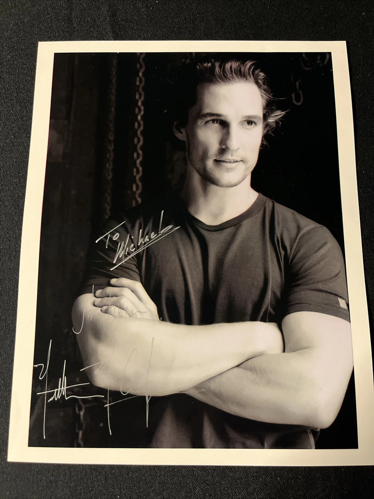 Matthew McConaughey — Matthew McConaughey Photo Hand Signed Portrait Autograph - 8x10 Photo Rare
