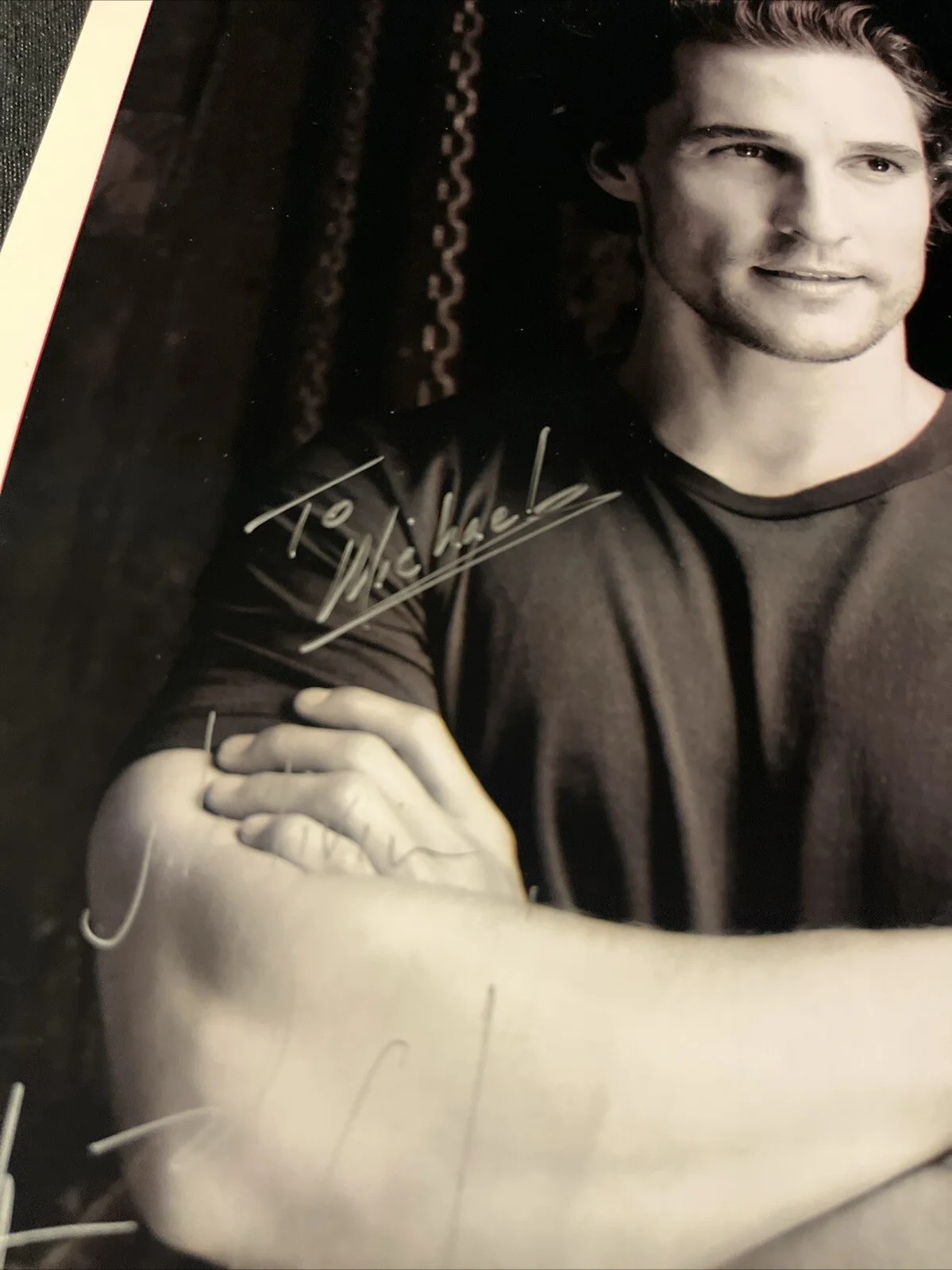 Matthew McConaughey — Matthew McConaughey Photo Hand Signed Portrait Autograph - 8x10 Photo Rare, изображение 3