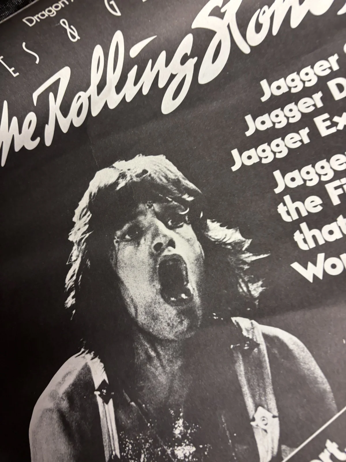 LADIES & GENTLEMEN ROLLING STONES Movie Poster (vg) 1973, изображение 4