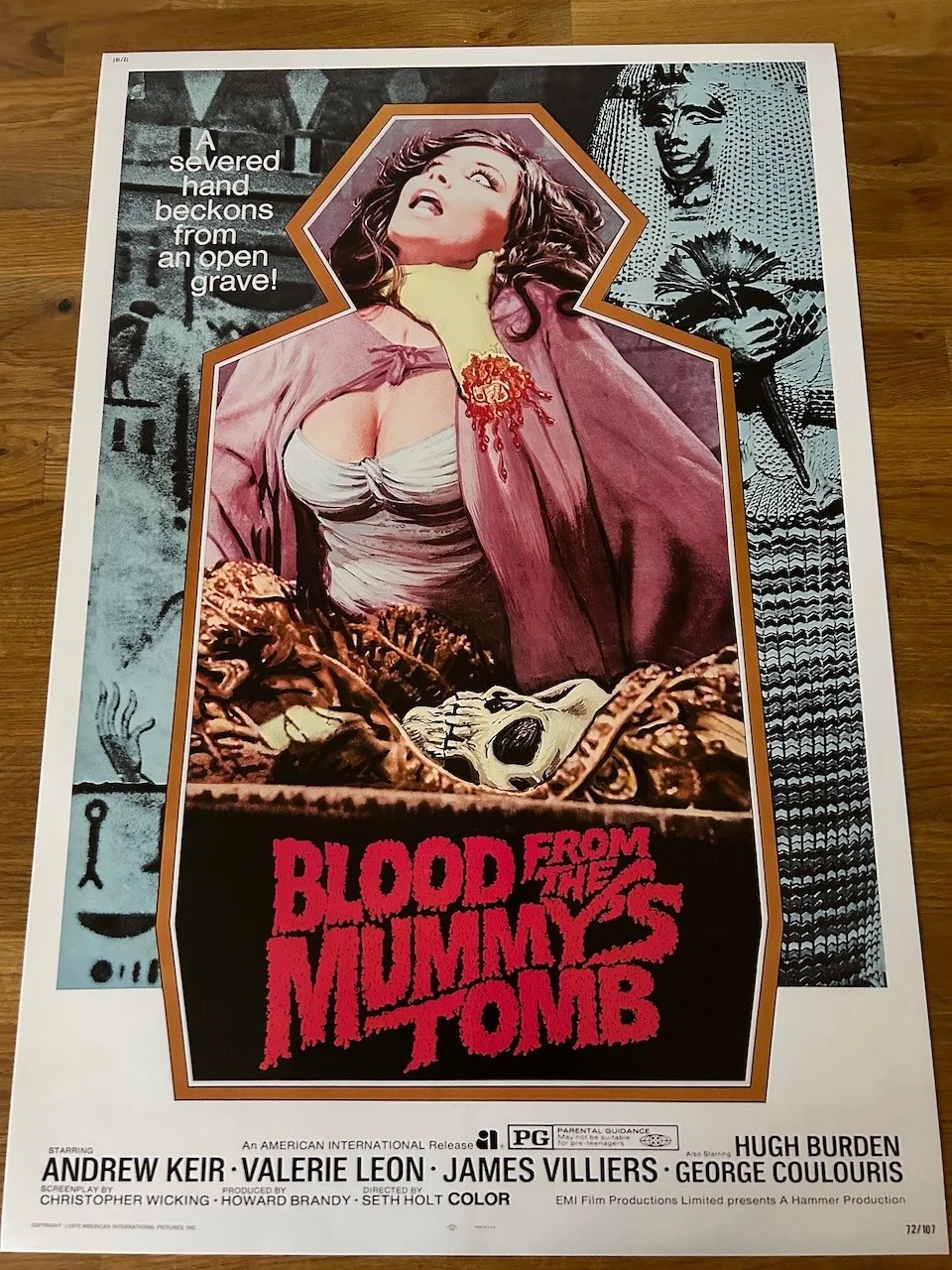 Poster Blood From The Mummy's Tomb 43cm x 65cm (A Bit Bigger Than A2), image 2