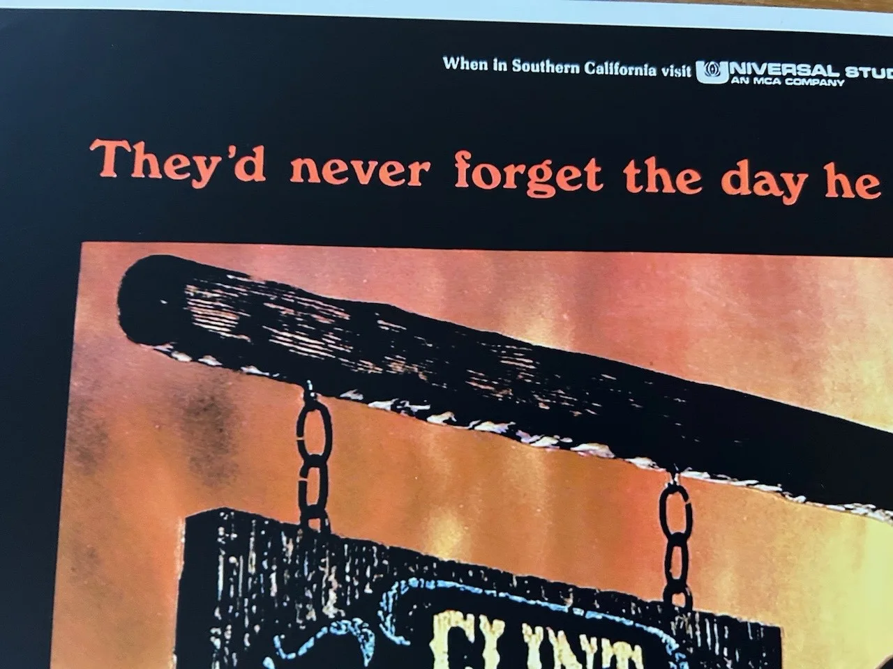 Clint Eastwood High Plains Drifter poster 660mm x 430mm, image 3