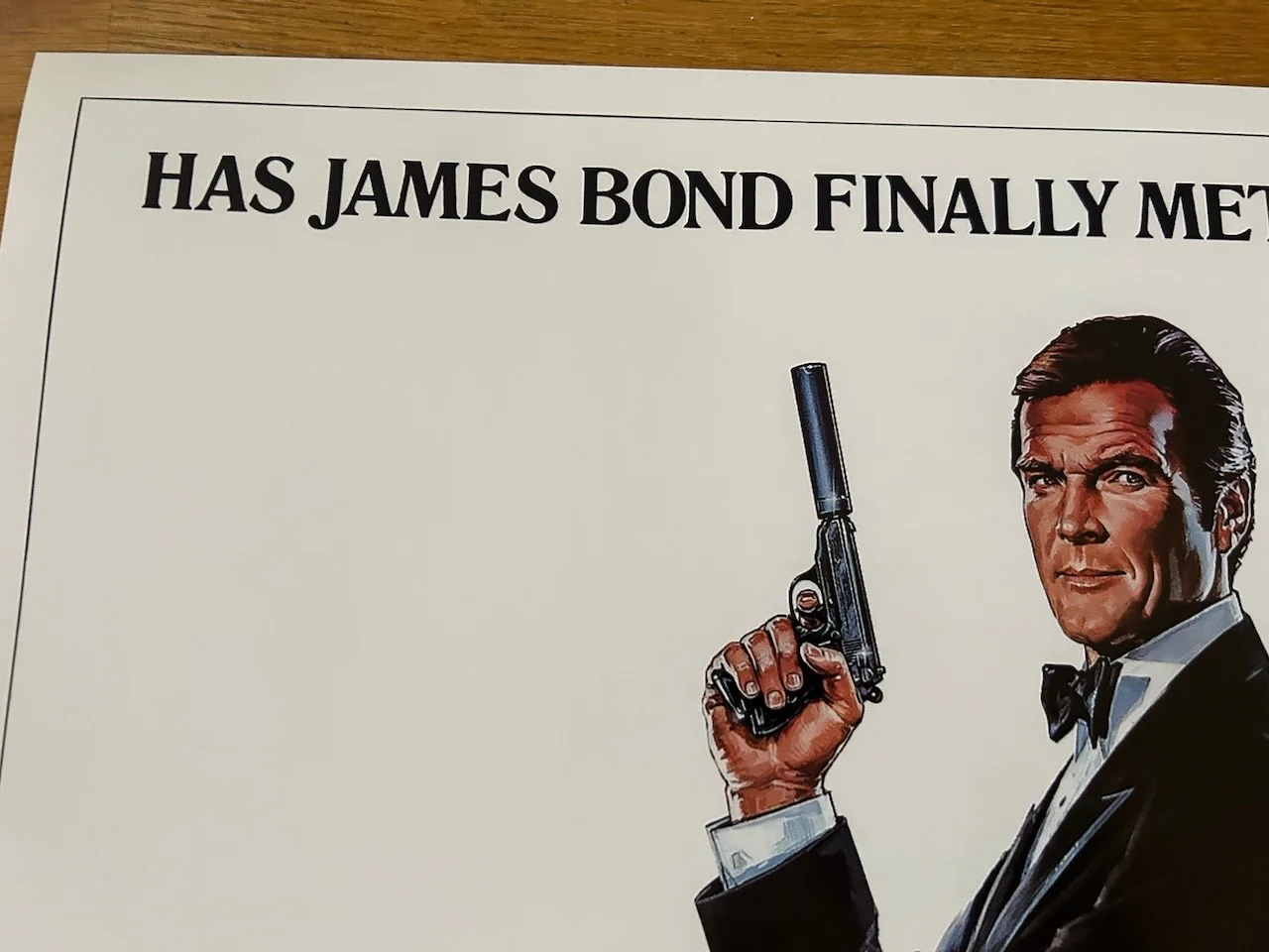Poster James Bond View to a Kill (size 430mm x 650mm), image 2