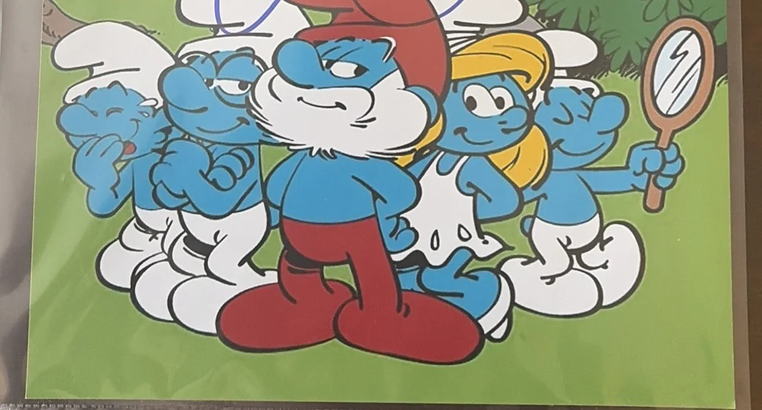 George Lopez — George Lopez Smurfs Grouchy Voice Actor Signed 8 x 10 Photo TTM Auto Fan Mail, image 3