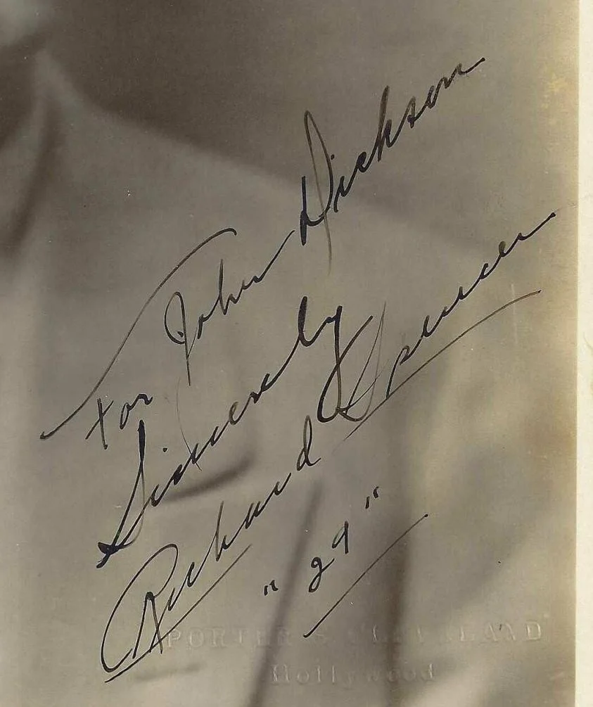 Richard Spencer — Richard Spencer, Actor - Authentic Signed 8x10 Photo, 1929, image 2
