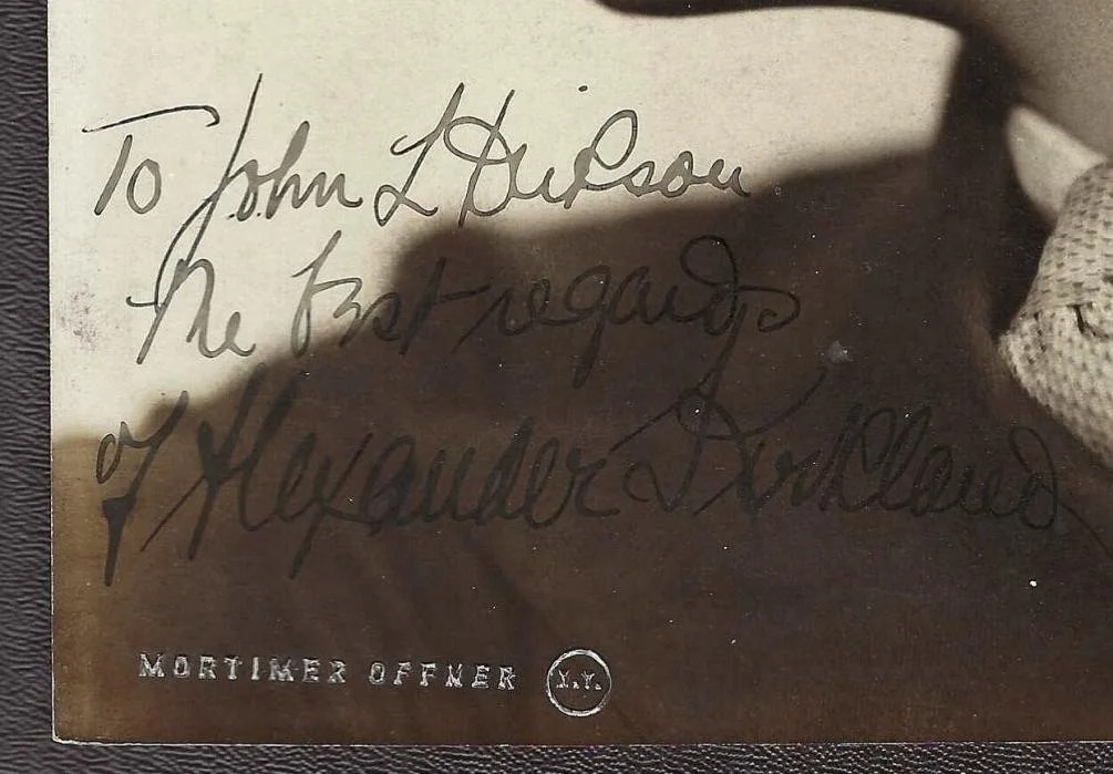 Alexander Kirkland — Alexander Kirkland, Radio, Broadway & Film Actor - Authentic Signed Photo, изображение 2
