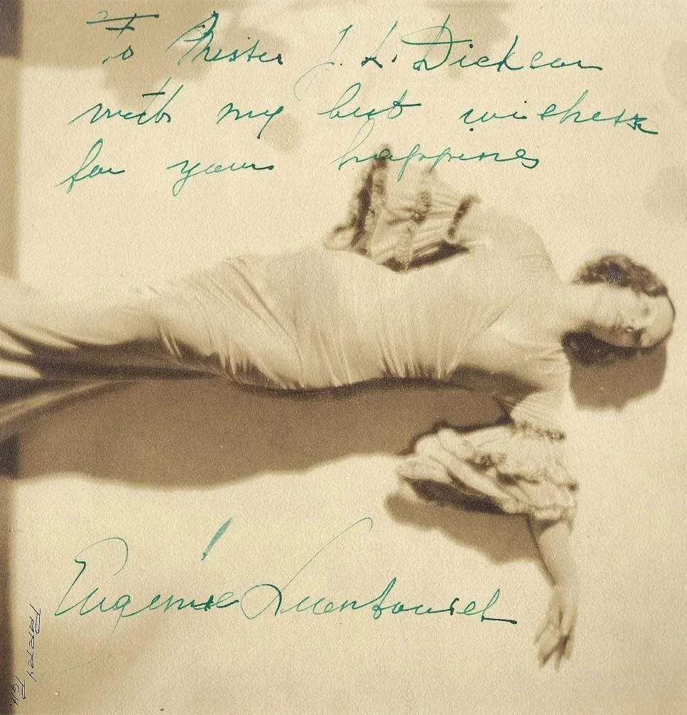 Eugenie Leontovich — Eugenie Leontovich Russian-American Actress - Real Signed Roger Parry Photo, image 2