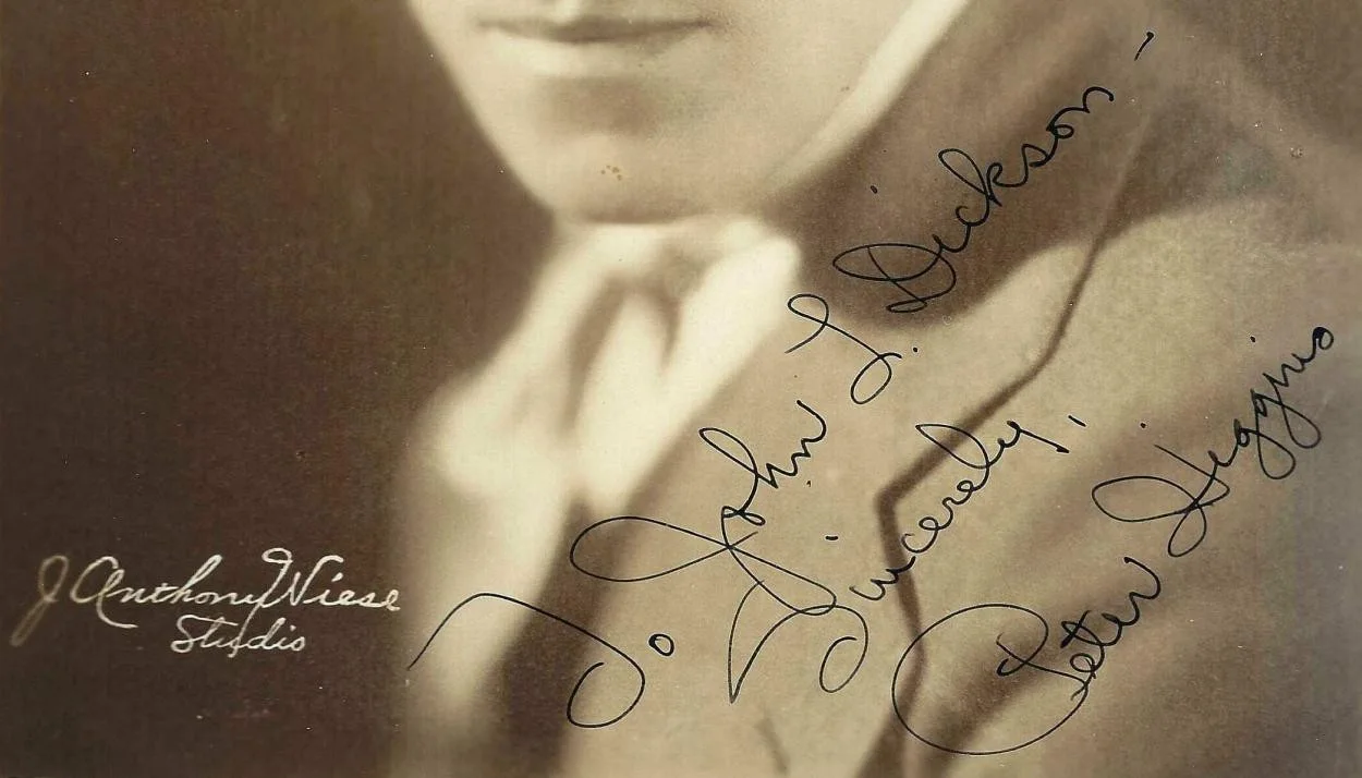 Peter Higgins — Peter Higgins, Actor (Painted Angel, Vaudeville Days) - Authentic Signed Photo, image 2
