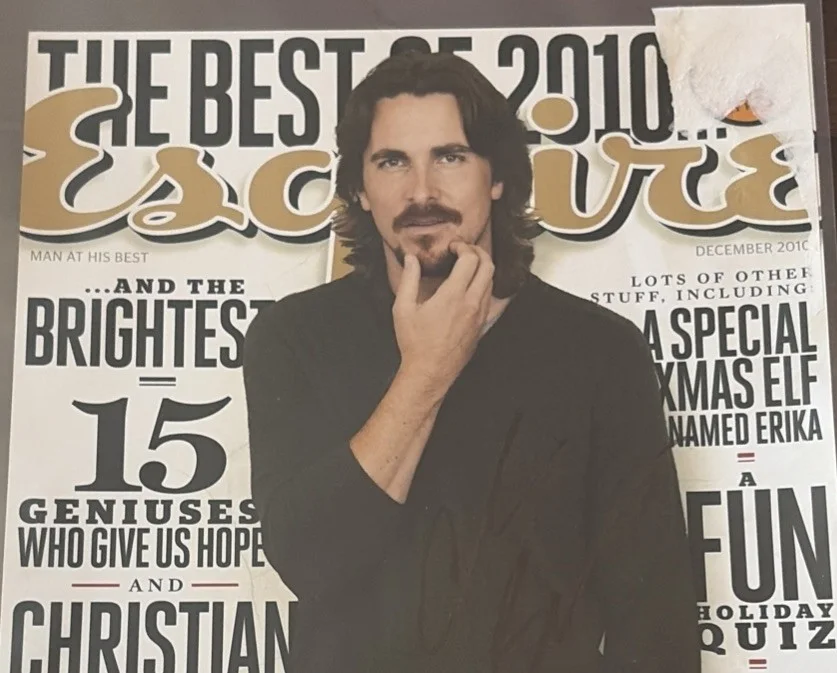 Christian Bale — Christian Bale Signed Autographed 8x10 Esquire Magazine Cover Photo - See Photos, изображение 2