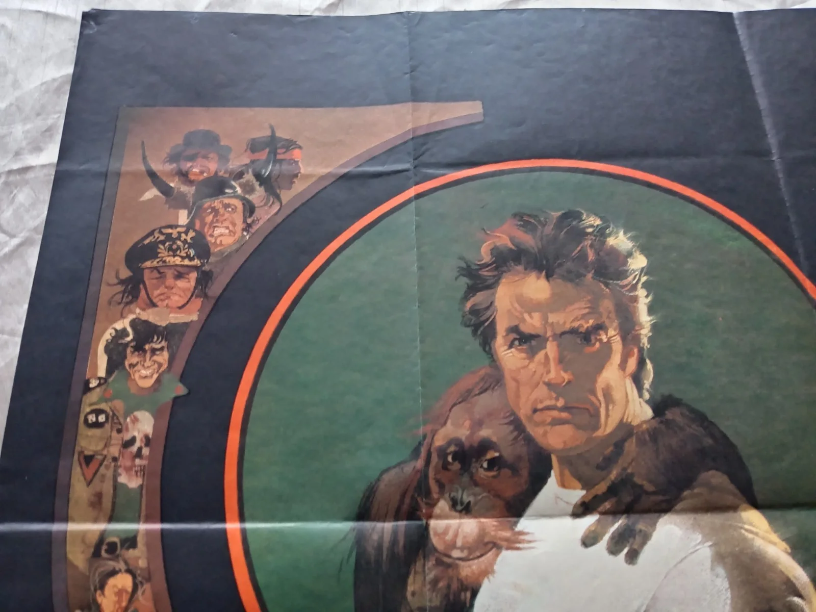 EVERY WHICH WAY BUT LOOSE CLINT EASTWOOD UK QUAD POSTER GOOD/VERY GOOD CONDITION, изображение 2