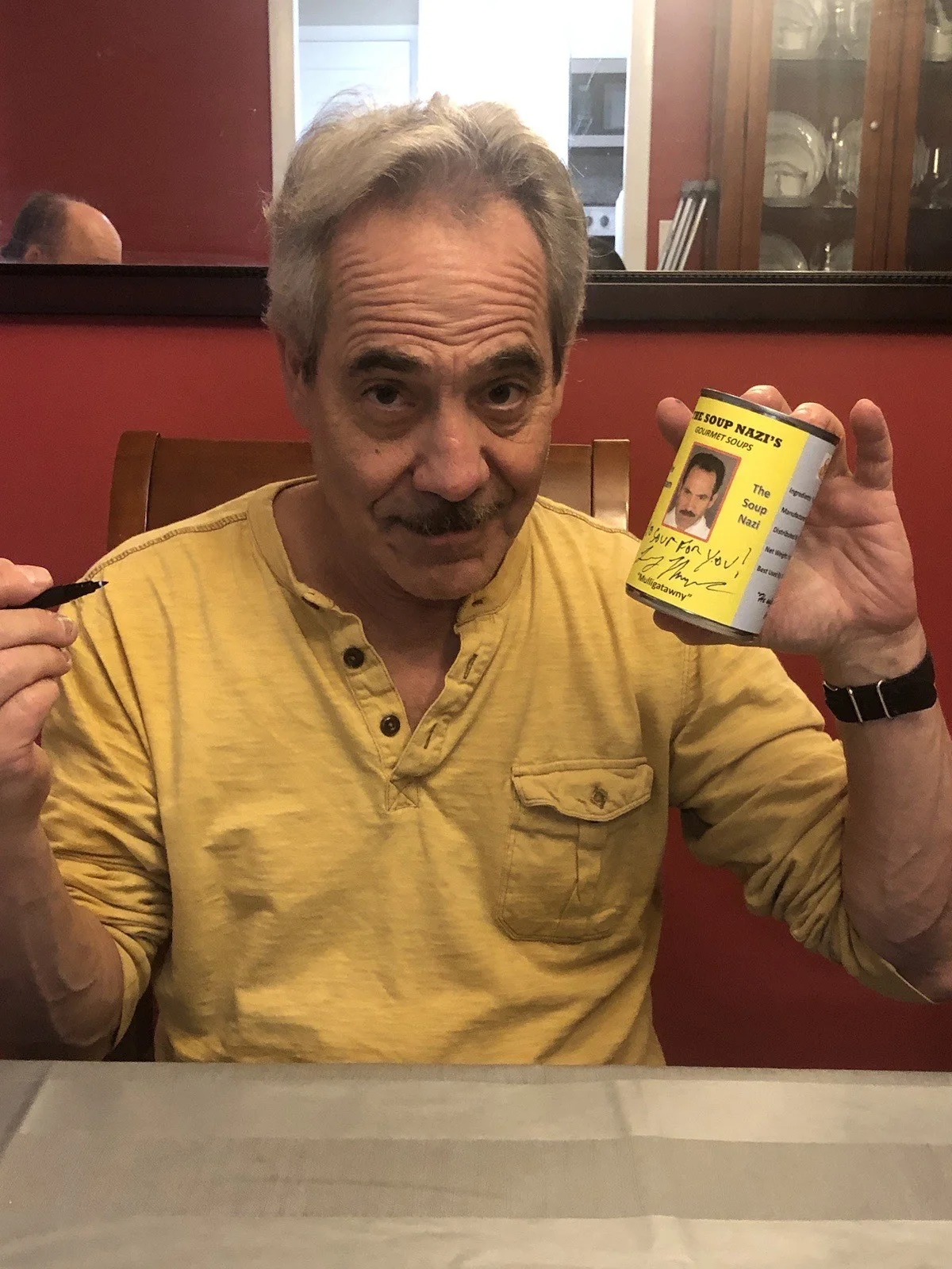 Larry Thomas — JSA Seinfeld Soup Nazi Signed Soup Ladle No Soup For You Larry Thomas FREE CARD, изображение 3
