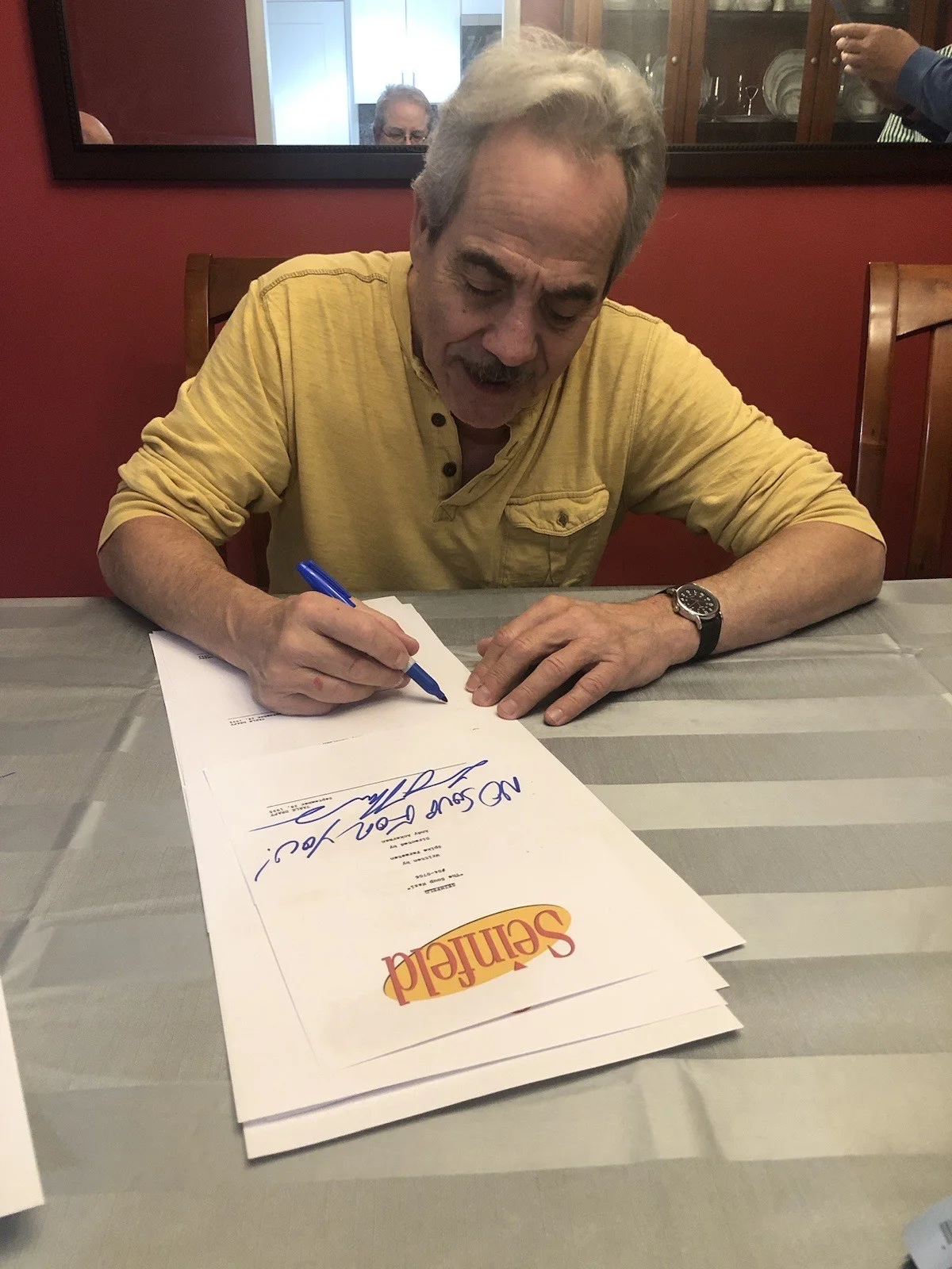 Larry Thomas — JSA Seinfeld Soup Nazi Signed Soup Ladle No Soup For You Larry Thomas FREE CARD, изображение 4