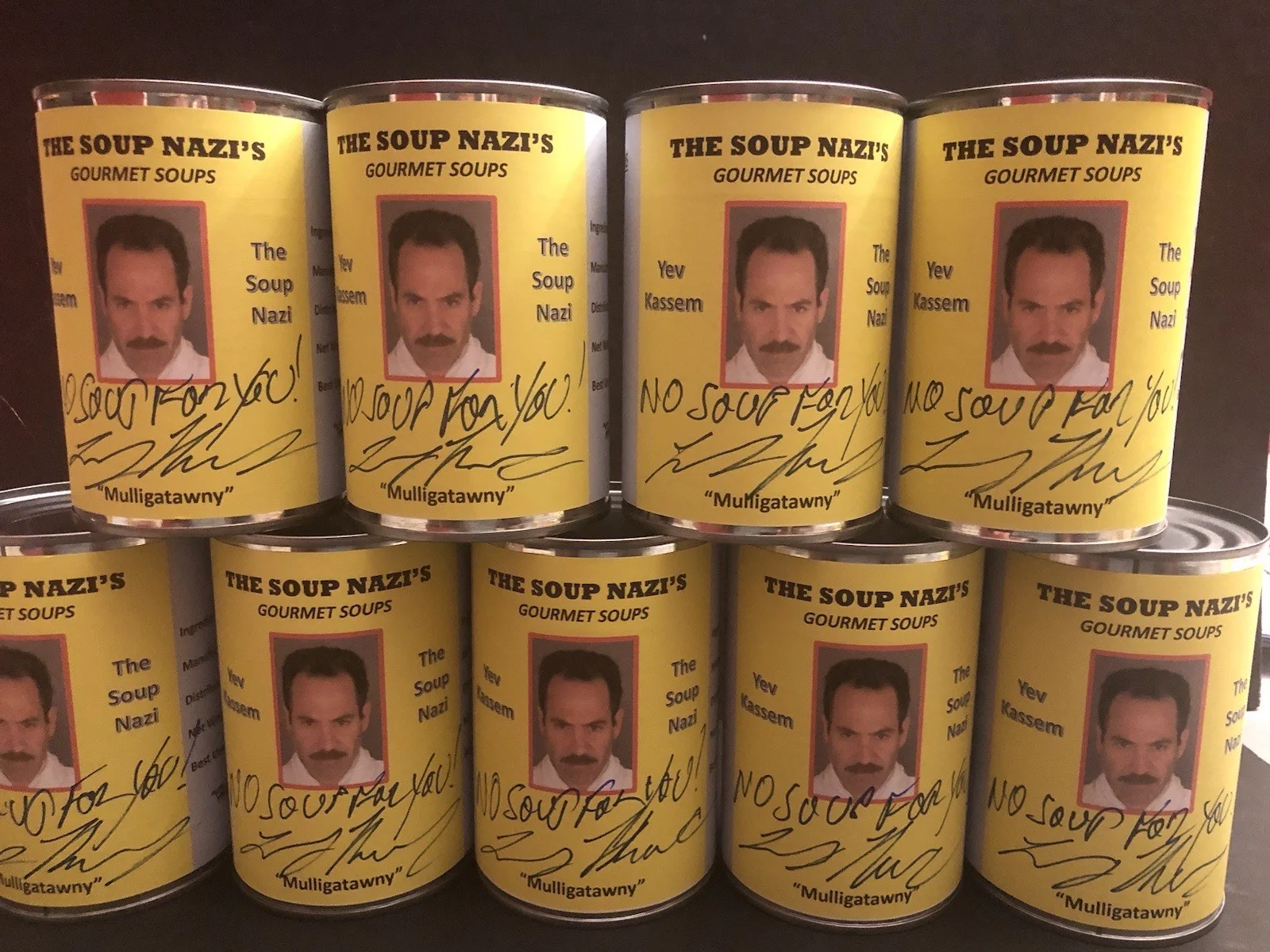 Larry Thomas — JSA Seinfeld Soup Nazi Signed Soup Ladle No Soup For You Larry Thomas FREE CARD, изображение 5