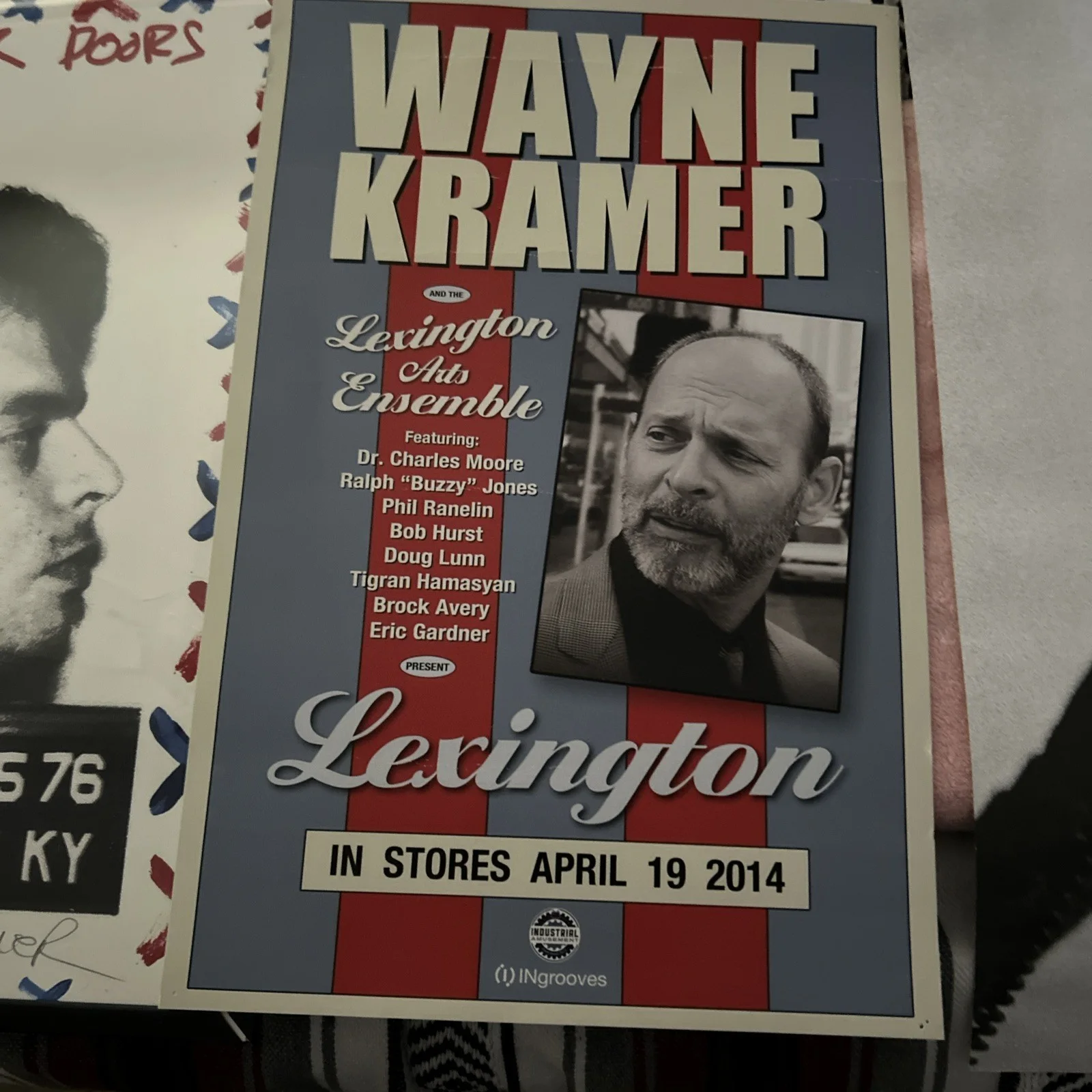 WAYNE KRAMER – HAND-EMBELLISHED & SIGNED PRINT by WAYNE of the MC5 1-OF-A-KIND +, изображение 3
