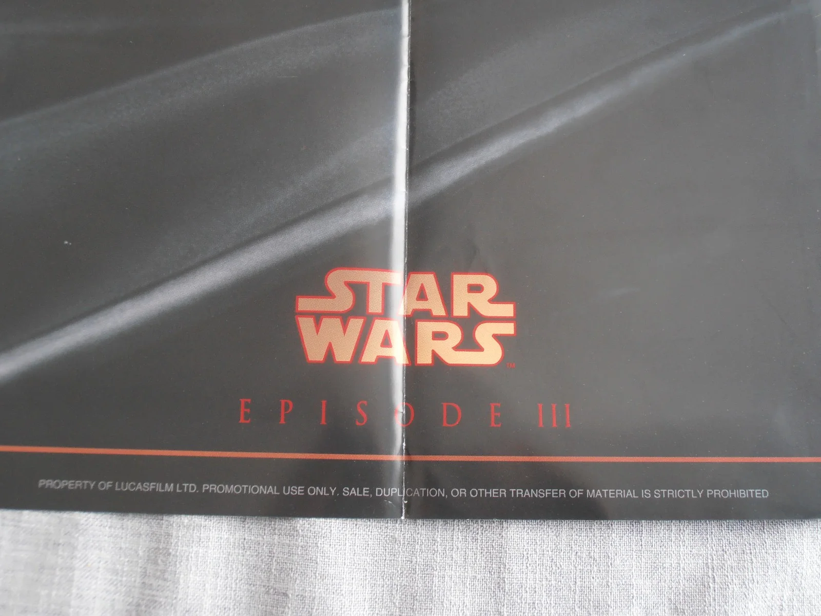 STAR WARS EPISODE III REVENGE OF THE SITH 2005 Original Ver A Quad Teaser Poster, изображение 2