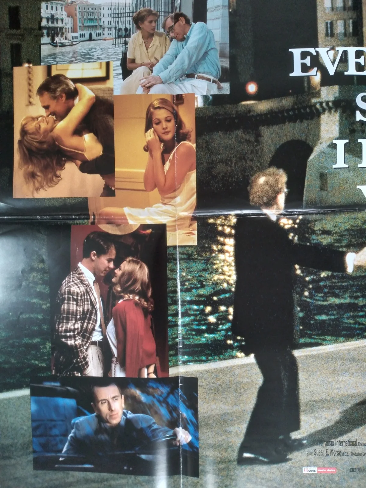 Everyone Says I Love You original movie 1996 poster UK quad, изображение 3