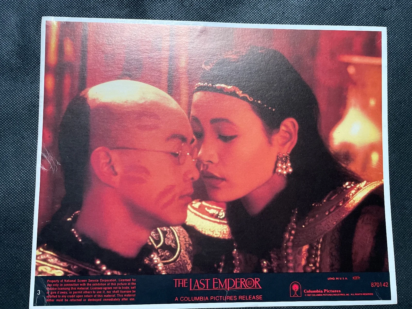 THE LAST EMPEROR 8/10 set 8 LOBBY CARD/FOH STILL- 1987 - 8X10 - PETER O'TOOLE, изображение 4