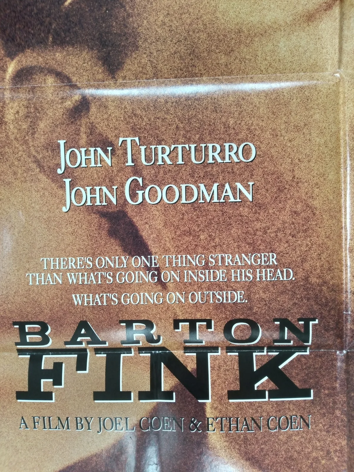 Barton Fink original movie 1991 poster US one sheet, изображение 2