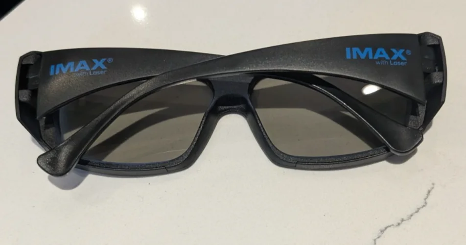 Genuine IMAX with Laser 3D Glasses - Premium Large Frame Passive 3D Eyewear, image 2