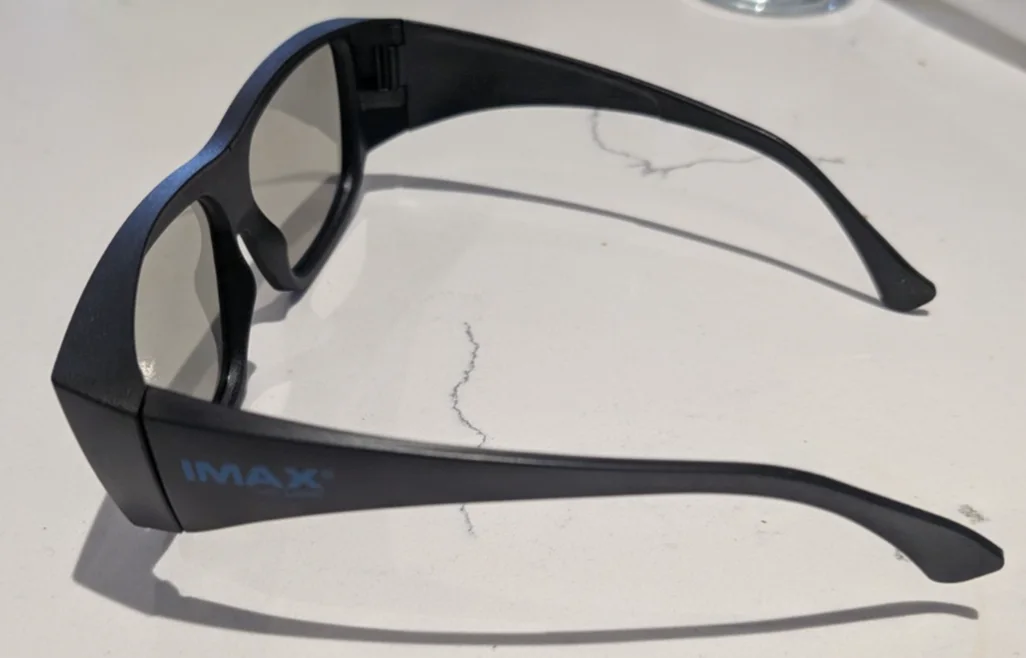 Genuine IMAX with Laser 3D Glasses - Premium Large Frame Passive 3D Eyewear, image 3