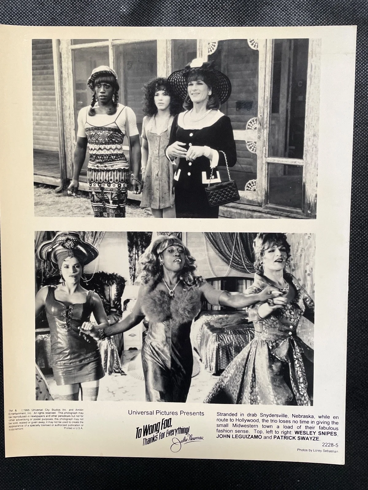 2 photo 8/10 Scenes from "To Wong Foo,Thanks For Everything" Vintage Movie Still, изображение 2