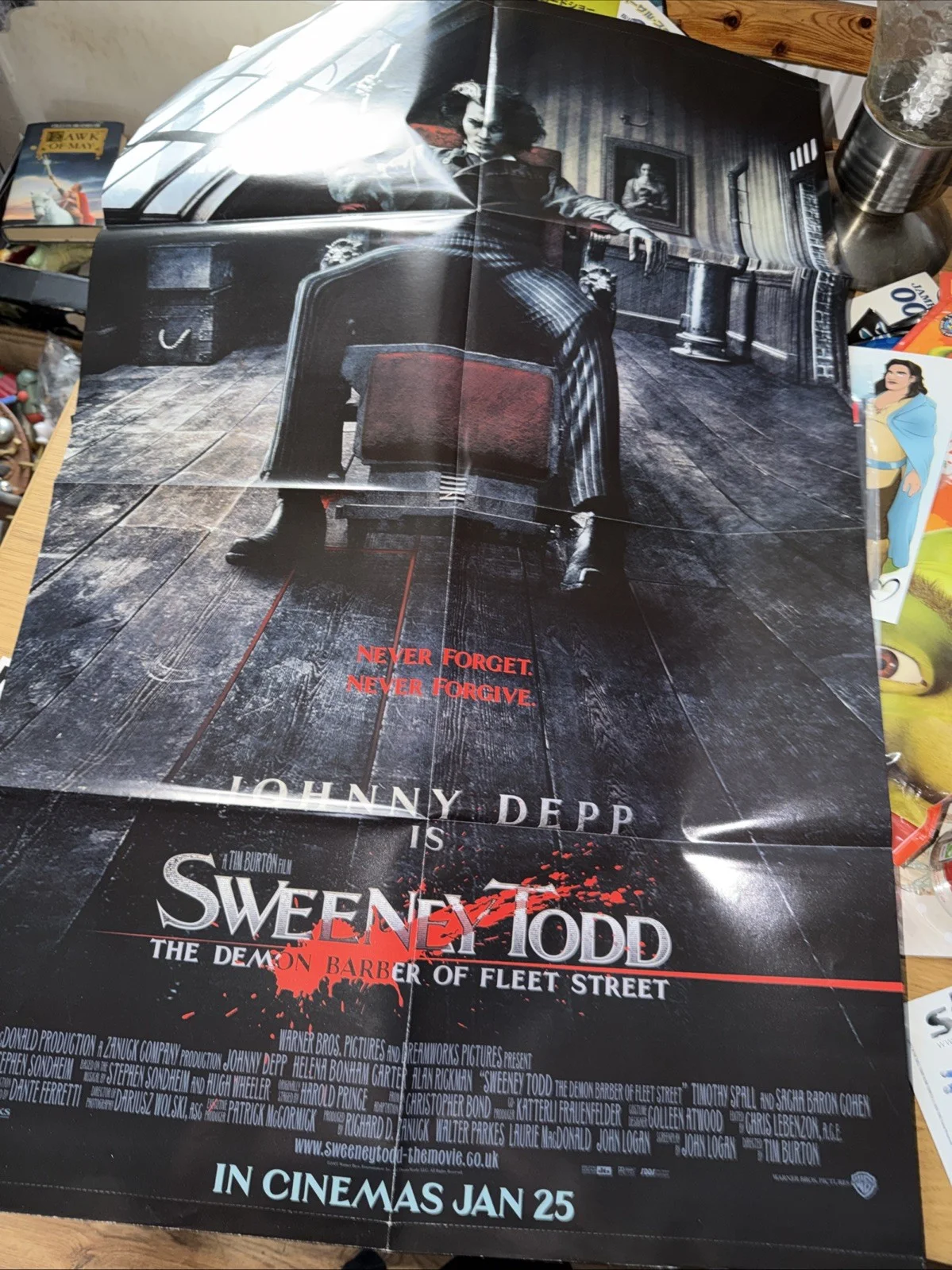 Blade Runner / Sweeney Todd double sided poster Approx 33” X 22”, image 4