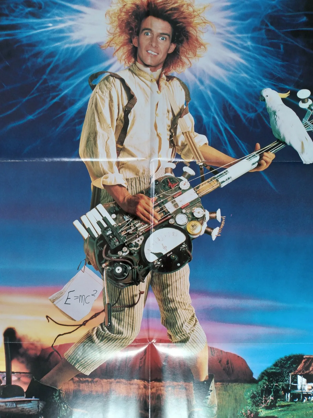 Young Einstein original movie 1988 poster US one sheet, image 2