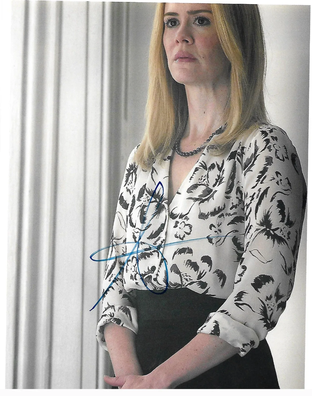 Sarah Paulson — Sarah Paulson auto/signed 8x11 photo American Horror Story RARE COA LOOK!