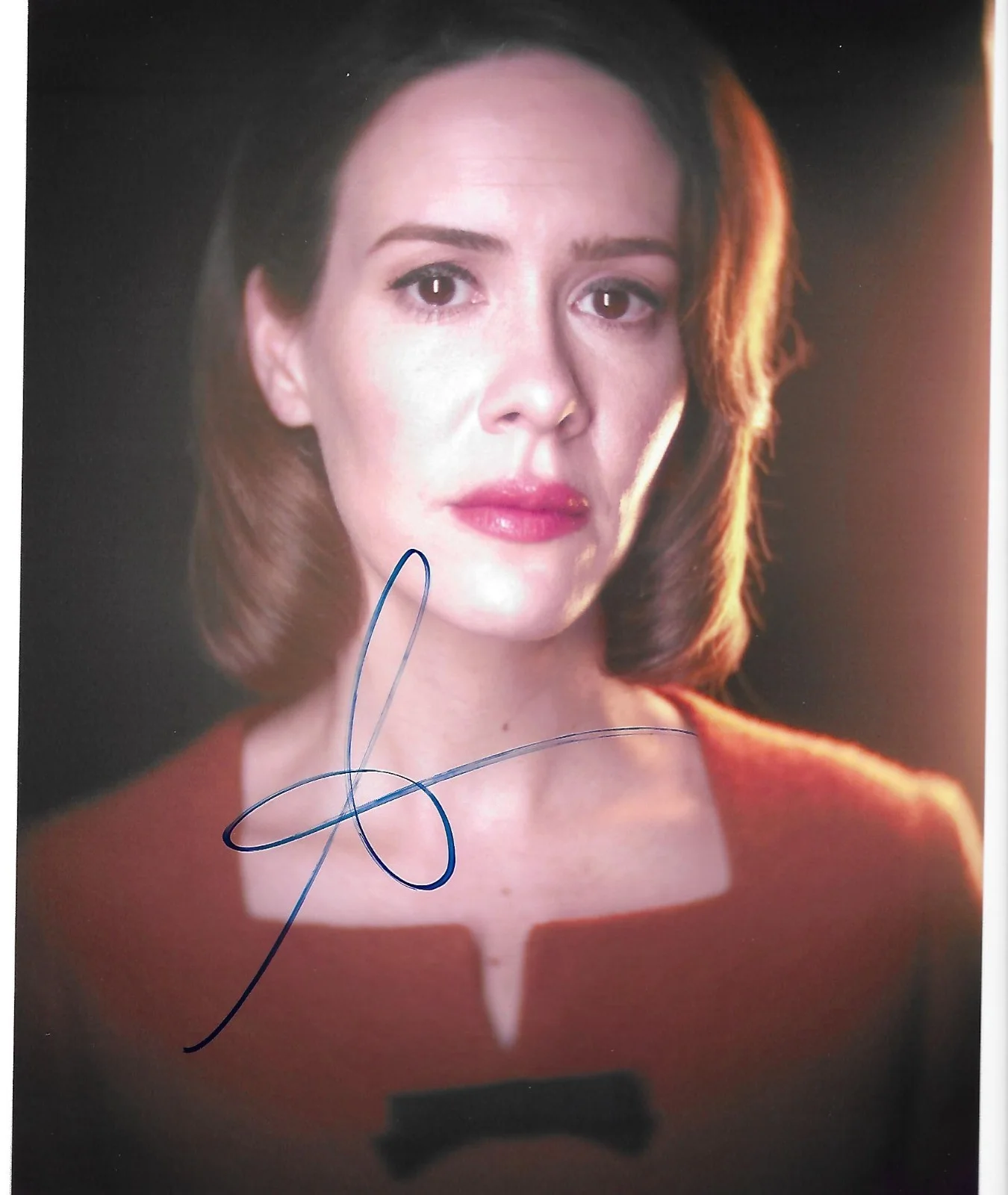 Sarah Paulson — Sarah Paulson signed 8x11 photo American Horror Story Ocean's 8 RARE COA LOOK!