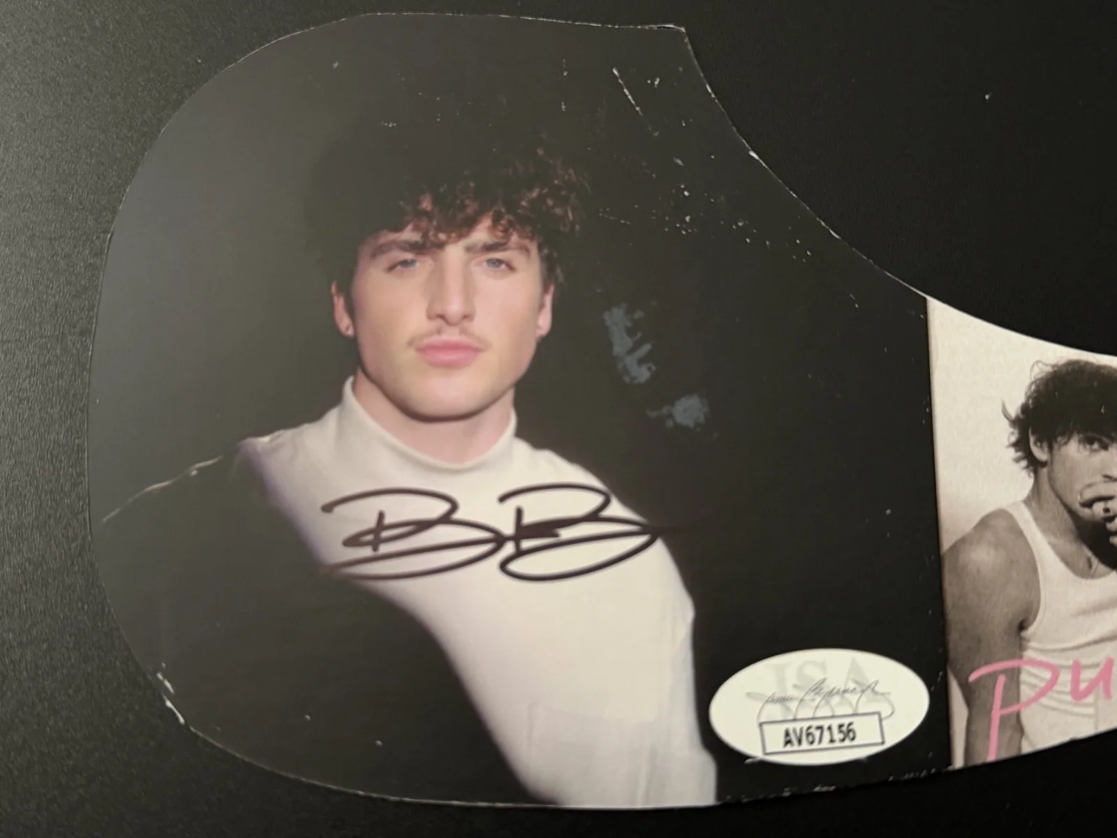 BENSON BOONE Signed Autograph Custom Insert Pick Guard JSA Photo Rare Hot, image 2