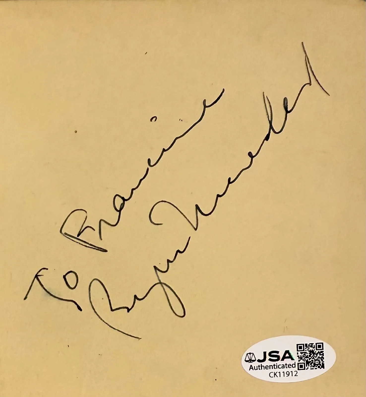 Burgess Meredith, Adolphe Menjou — BURGESS MEREDITH & MENJOU Signed Autograph 4x 6 ALBUM PAGE BATMAN JSA CERTIFIED, изображение 3