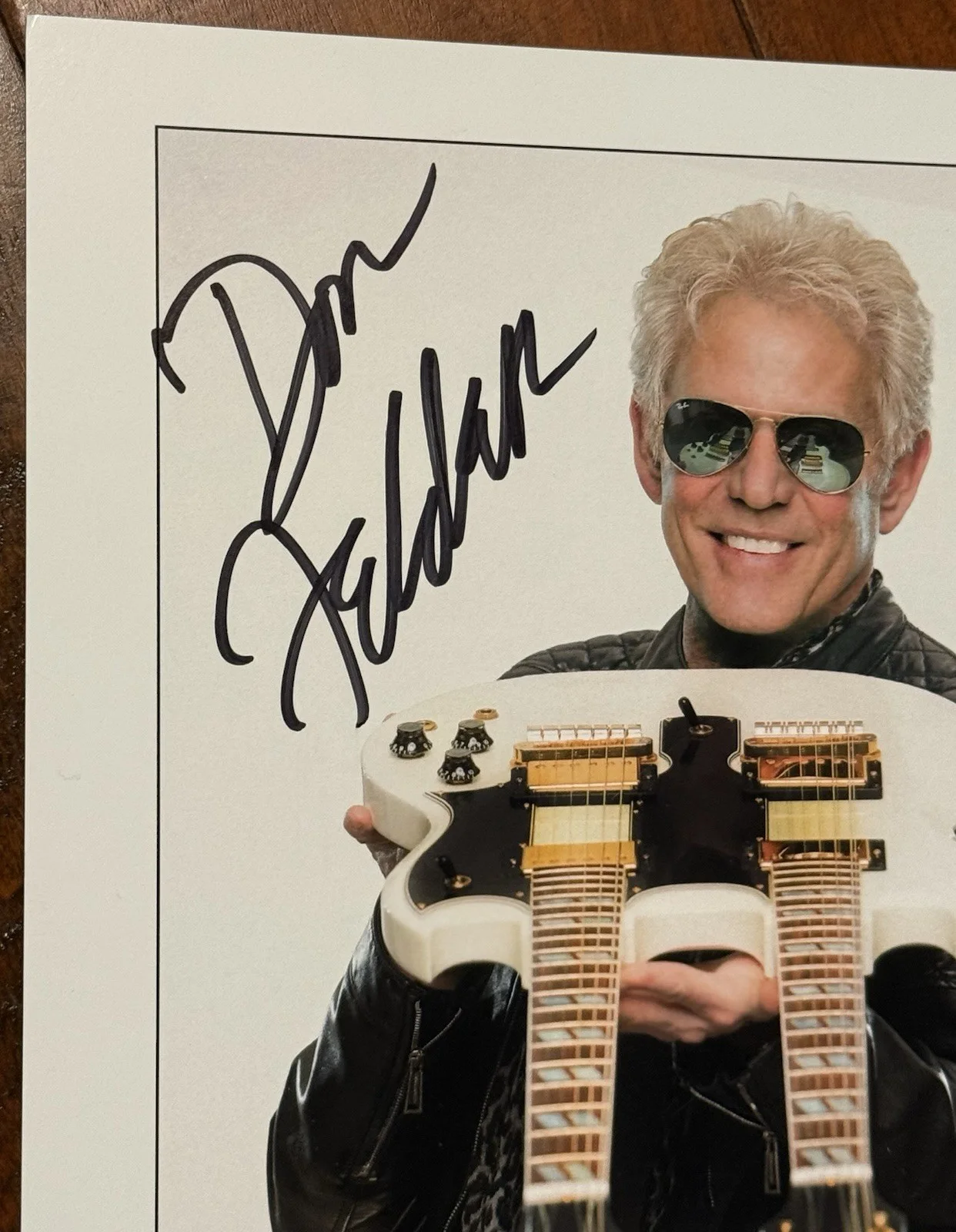 Don Felder Signed Promotional Photograph Eagles PSA Authentic Autograph, image 2