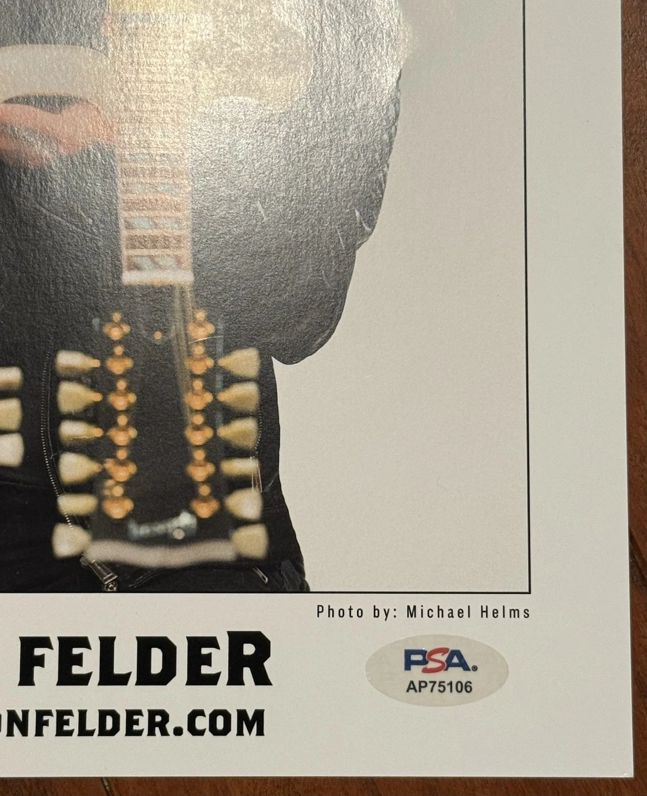 Don Felder Signed Promotional Photograph Eagles PSA Authentic Autograph, image 3